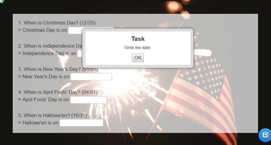Dates Game 2 Extrateacher