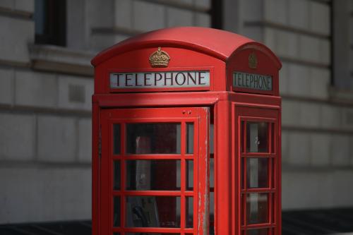 Phone box, London